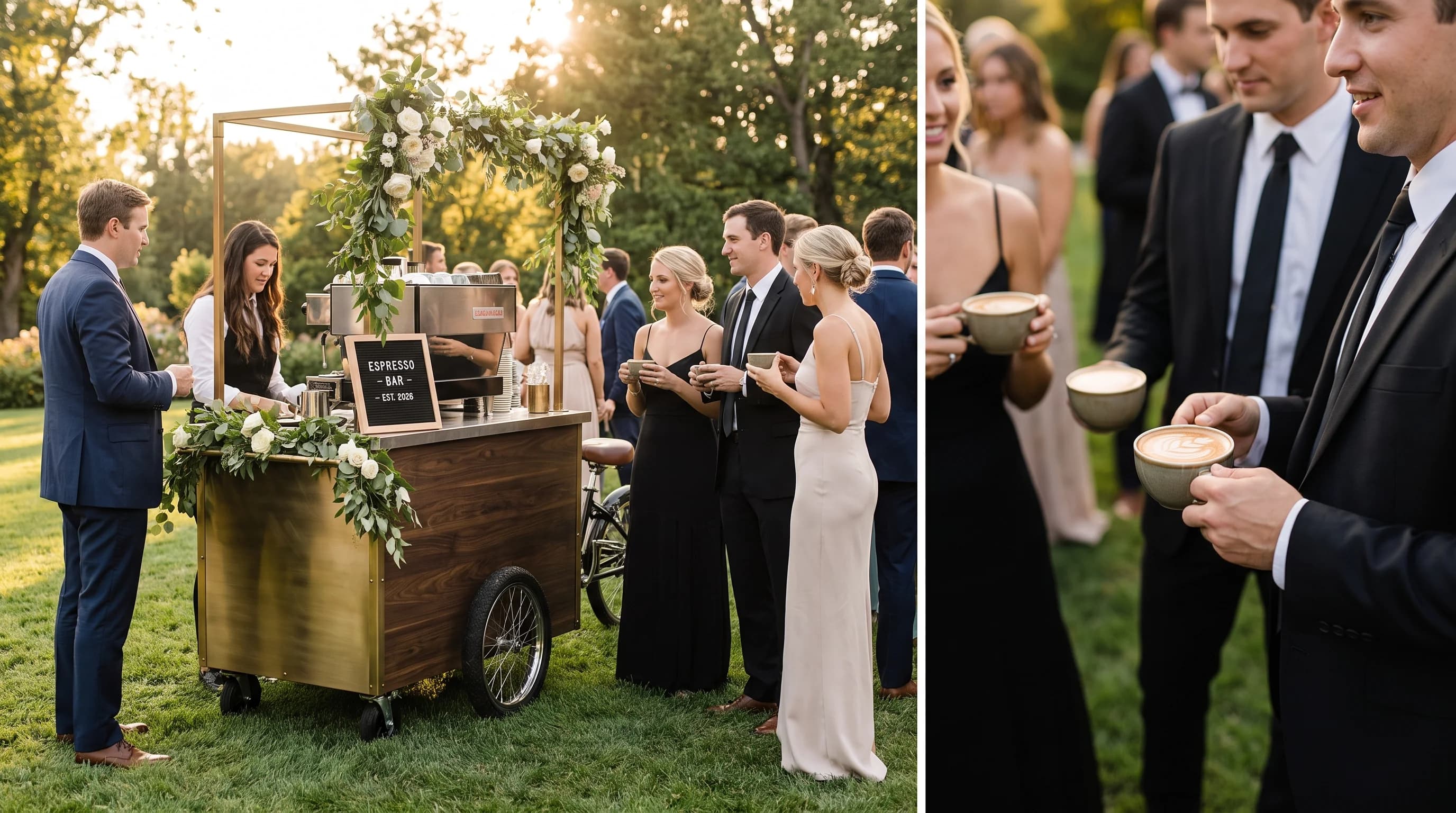 Trending beverage styling for DMV weddings